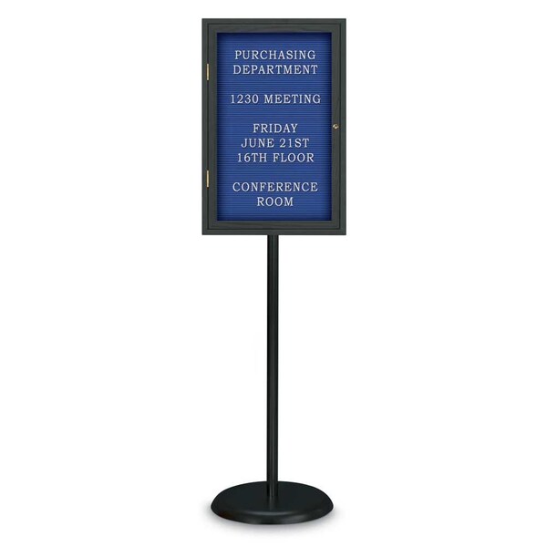 United Visual Products Corkboard, Triple Door, Radius Frame, 96x48", Satin/Natural Tan Cork UV7006-SATIN-CORK - main